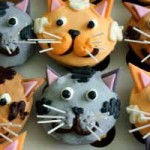 Gateau forme de chat