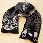 2/ Une écharpe « Happy Kitty Scarf