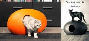 litière pour chat design poopoopeedo